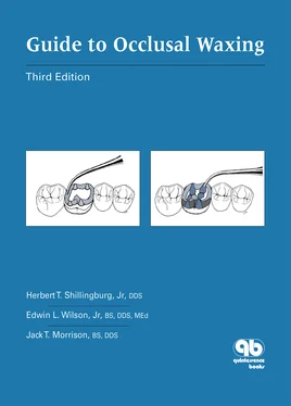 Herbert T. Shillingburg Jr Guide to Occlusal Waxing обложка книги