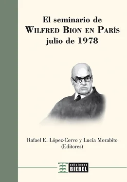 Rafael López-Corvo El Seminario de Wilfred Bion en Paris обложка книги