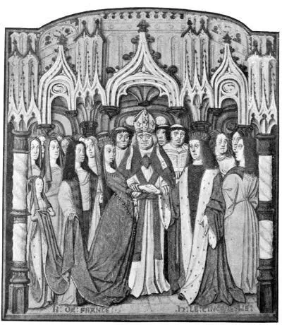 MARRIAGE OF HENRY V AND KATHERINE OF FRANCE From MS in British Museum Roy - фото 37
