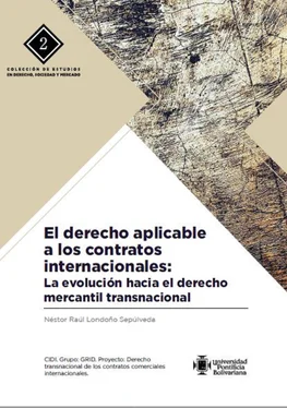 Néstor Raúl Londoño Sepúlveda El derecho aplicable a los contratos internacionales обложка книги