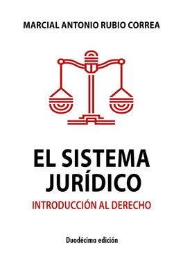 Marcial Rubio El sistema juridico обложка книги