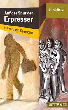 Ulrich Renz Auf der Spur der Erpresser: In Einfacher Sprache обложка книги