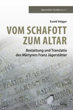 Ewald Volgger Vom Schafott zum Altar обложка книги