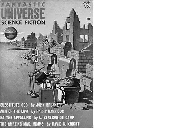 Arm of the Law August 1958 in FANTASTIC UNIVERSE auch in War with the - фото 16