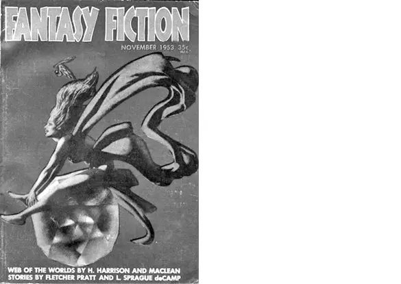 Web of the Worlds zusammen mit Katherine MacLean November 1953 in FANTASY - фото 5