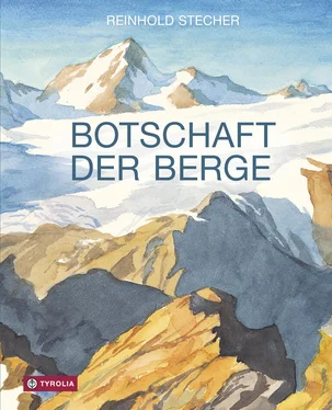 Reinhold Stecher Botschaft der Berge обложка книги