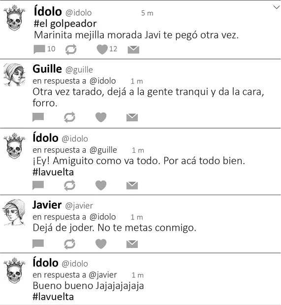 Los mensajes de Ídolo ya se habían viralizado en los WhatsApp y las cuentas de - фото 11