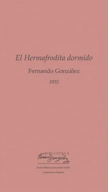 Fernando González El Hermafrodita dormido обложка книги
