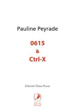 Pauline Peyrade 0615 & Ctrl-X обложка книги