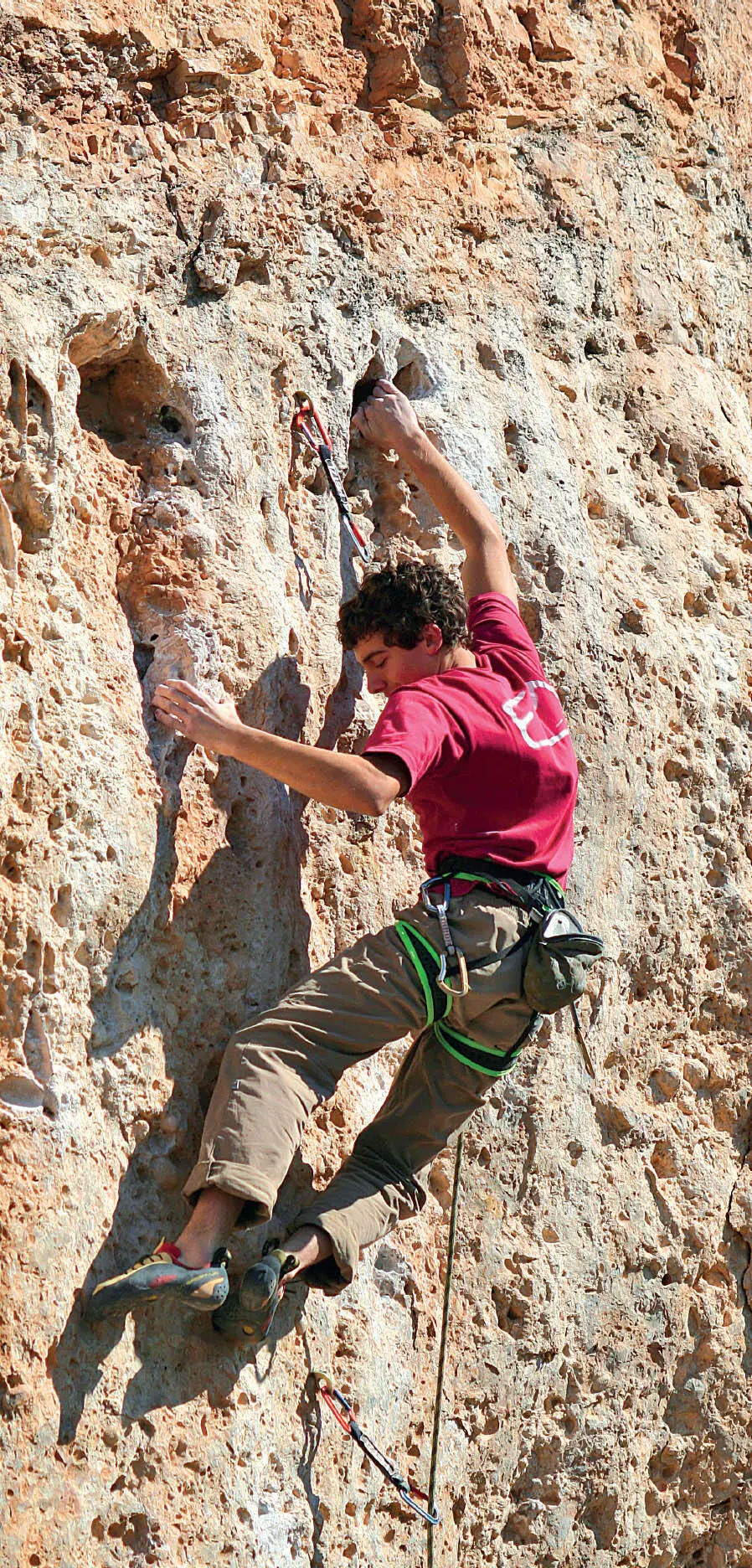 Meine erste Reise nach Spanien Margalef Dezember 2005 Klettertour im - фото 7