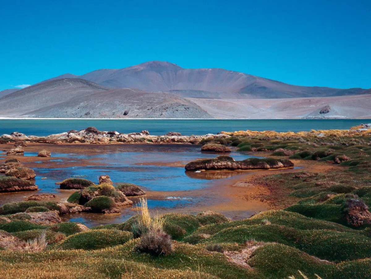 In der AtacamaWüste Laguna Verde AtacamaWüste Noch einmal steigen wir ins - фото 12