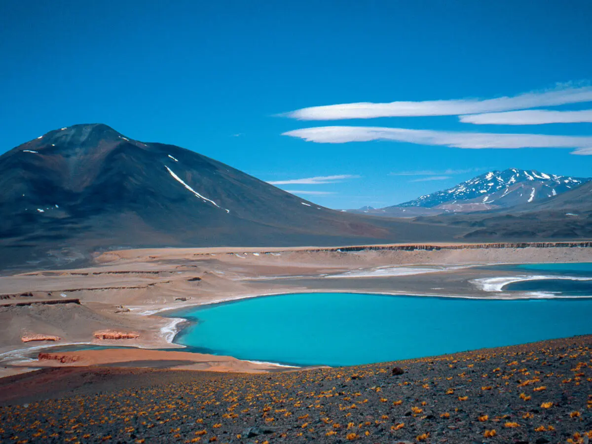 Laguna Verde AtacamaWüste Noch einmal steigen wir ins Basislager ab um - фото 13