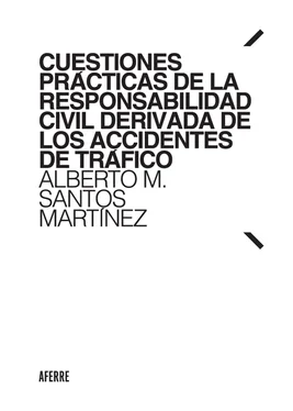 Alberto M. Santos Martínez Cuestiones prácticas de la responsabilidad civil derivada de los accidentes de tráfico обложка книги