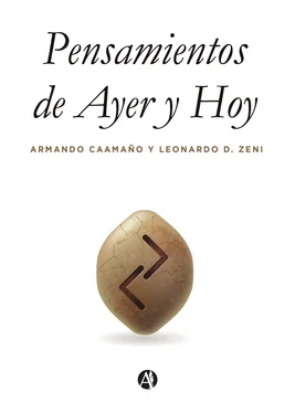 Armando Caamaño Pensamientos de ayer y hoy обложка книги