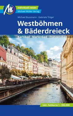 Michael Bussmann Westböhmen & Bäderdreieck Reiseführer Michael Müller Verlag обложка книги