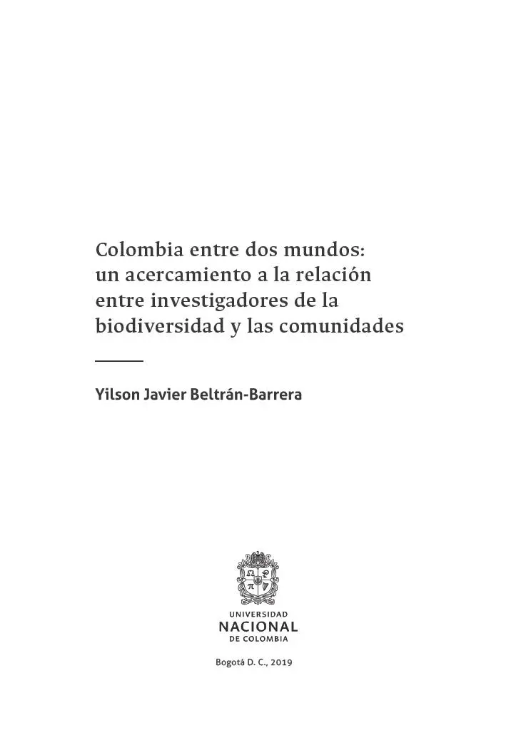 Catalogación en la publicación Universidad Nacional de Colombia Beltrán - фото 2