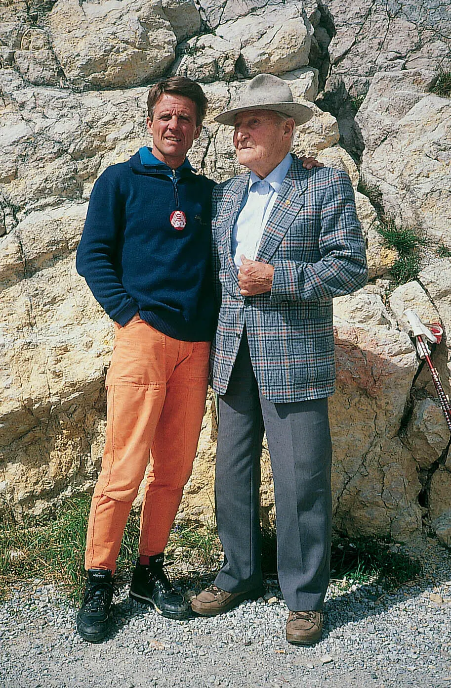 Peter Habeler mit dem RofanPapst Ernst Schmid Im Kaiser war er ja auch - фото 15