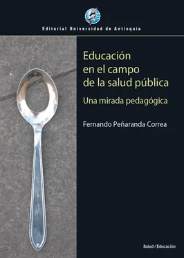 Fernando Peñaranda Correa Educación en el campo de la salud pública обложка книги