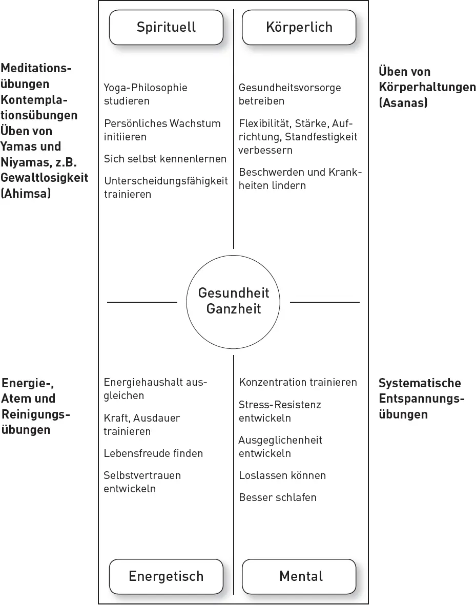 Abbildung 1 Warum kommen Menschen zum Yoga Physische EbeneViele Menschen - фото 2