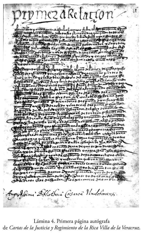 Así lo manuscrito ya fuese en copias u originales de Cortés alcanzó su - фото 9
