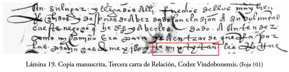 Paleografía en su lugar y llegados alli fuemos dellos muy bien rescebidos y - фото 23