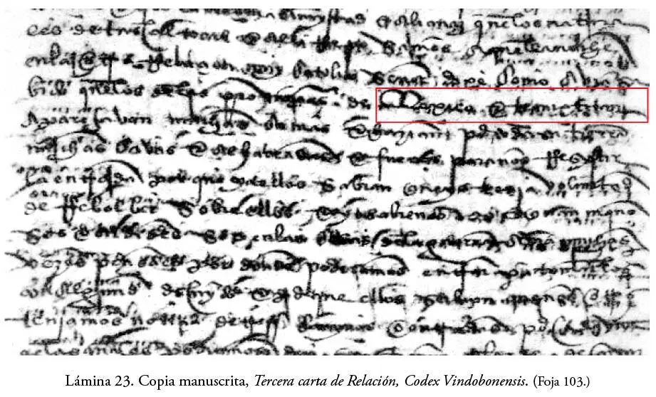 Paleografía en la otra relación muy catolico señor dije cómo había sa bido - фото 27