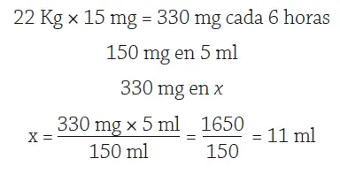 En conclusión se le debe suministrar al niño vía oral 11 ml medidos con - фото 9