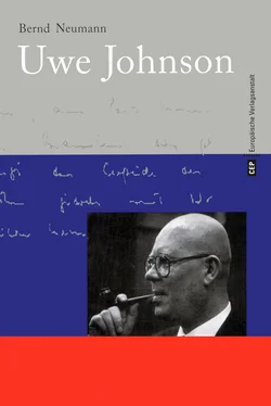 Bernd Neumann Uwe Johnson обложка книги