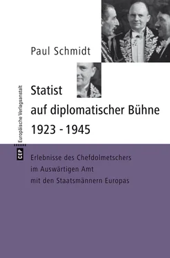Paul Schmidt Statist auf diplomatischer Bühne 1923-1945 обложка книги