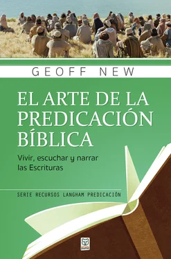 Geoff New El arte de la predicación bíblica обложка книги