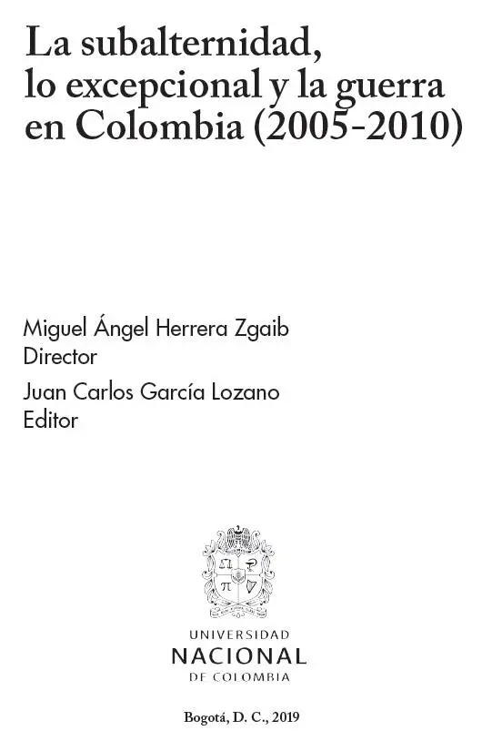 CATALOGACIÓN EN LA PUBLICACIÓN UNIVERSIDAD NACIONAL DE COLOMBIA La - фото 2