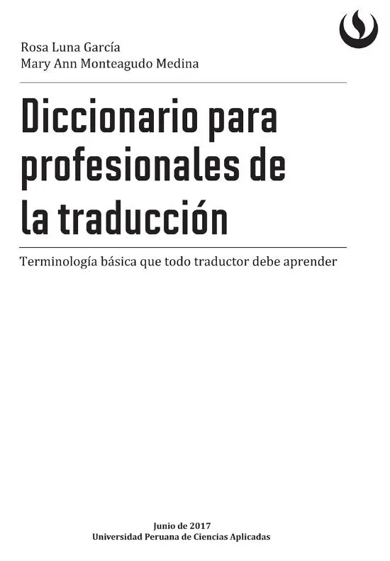 Diccionario para profesionales de la traducción - изображение 1