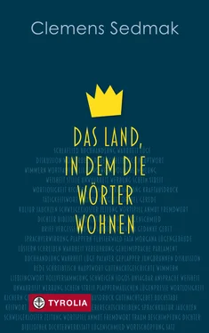 Clemens Sedmak Das Land, in dem die Wörter wohnen обложка книги