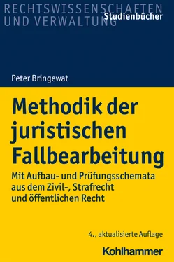 Peter Bringewat Methodik der juristischen Fallbearbeitung обложка книги