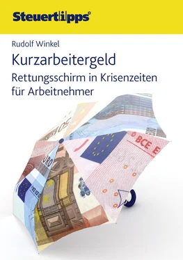 Rolf Winkel Kurzarbeitergeld обложка книги