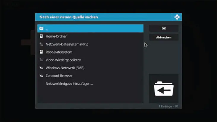 Medienquelle suchen 5Nach dem Auswählen braucht die neue Medienquelle noch - фото 22