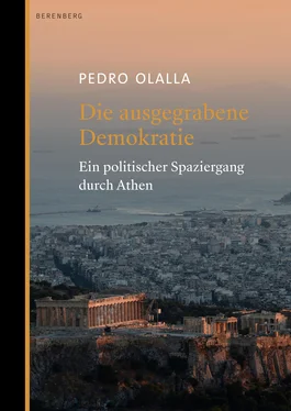 Pedro Olalla Die ausgegrabene Demokratie обложка книги