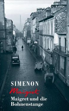 Georges Simenon Maigret und die Bohnenstange обложка книги