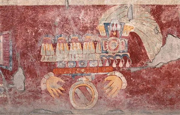 Figura 24 Detalle del mural 1 del cuarto 11 de Tetitla Teotihuacán Archivo - фото 15