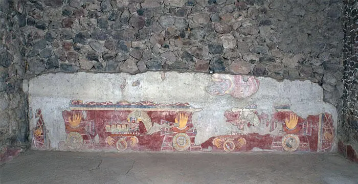 Figura 23 Mural 1 del cuarto 11 de Tetitla Teotihuacán Archivo Fotográfico - фото 14