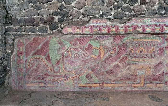Figura 25 Mural 7 del cuarto 12 de Tetitla Teotihuacán Archivo Fotográfico - фото 16