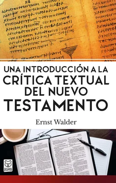 Ernst Walder Una introducción a la crítica textual del Nuevo Testamento обложка книги