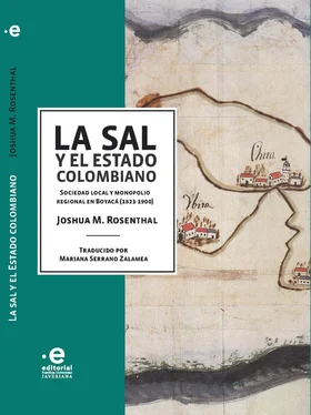 M Joshua Rosenthal La sal y el Estado colombiano обложка книги