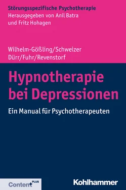 Dirk Revenstorf Hypnotherapie bei Depressionen обложка книги