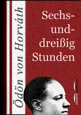 Ödön von Horváth Sechsunddreißig Stunden обложка книги