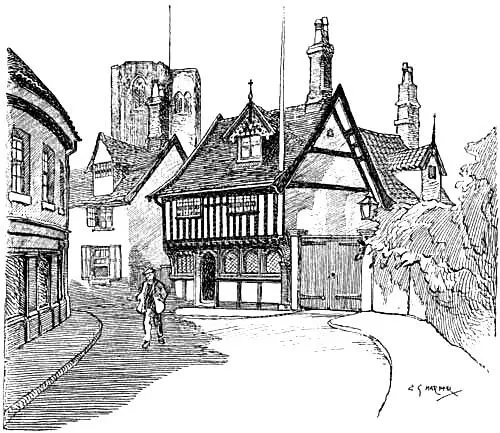 THE GREEN DRAGON WYMONDHAM THE PILGRIMS HOSTEL BATTLE The old pilgrims - фото 19