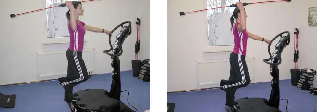 Wadenpumpen auf dem Zehenballen Swingstick bei maximaler Streckung schwingen - фото 135