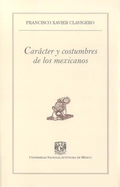 Francisco Xavier Clavigero Carácter y costumbres de los mexicanos обложка книги