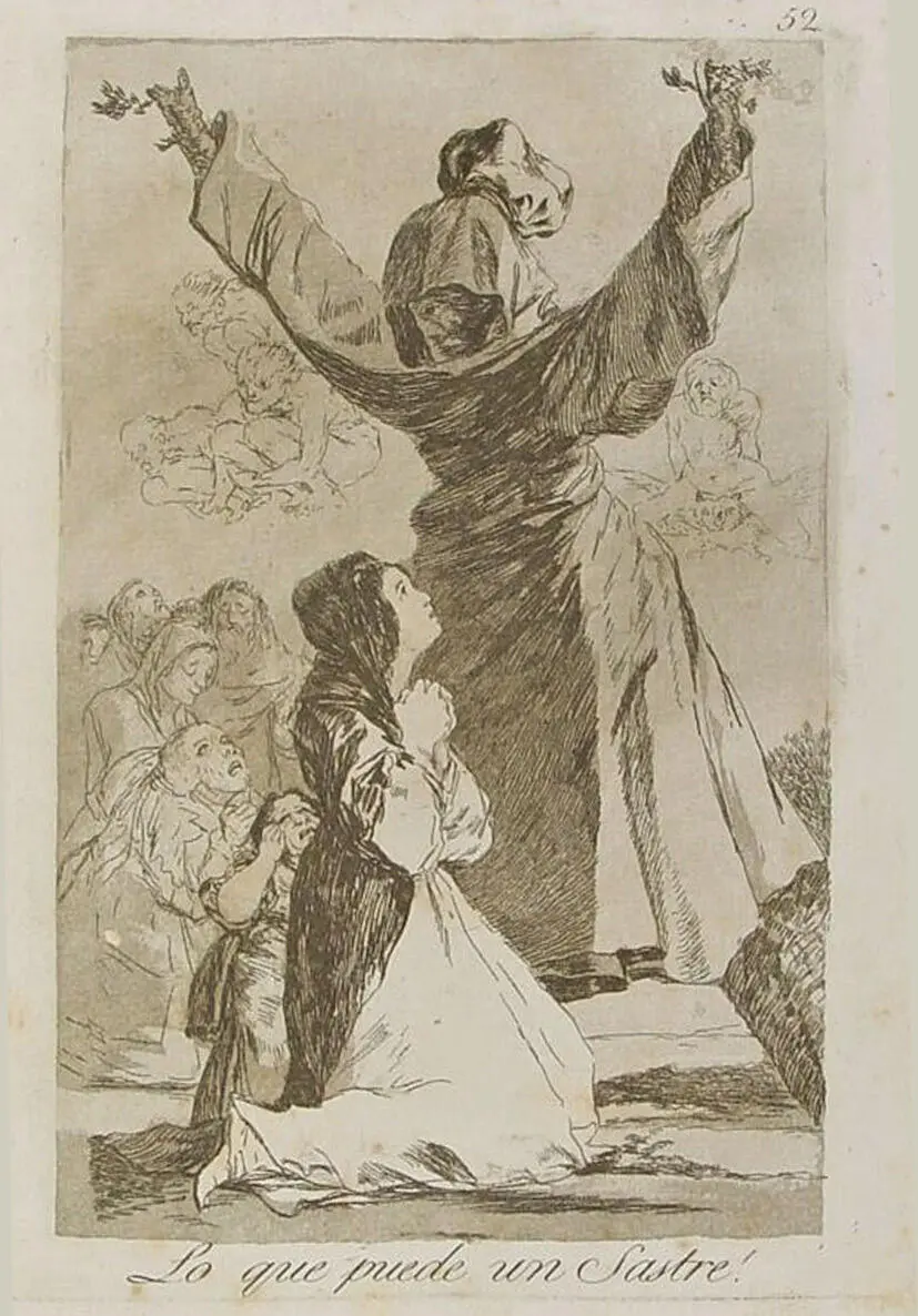 Figura 2 Francisco de Goya Lo que puede un sastre Serie Caprichos - фото 3