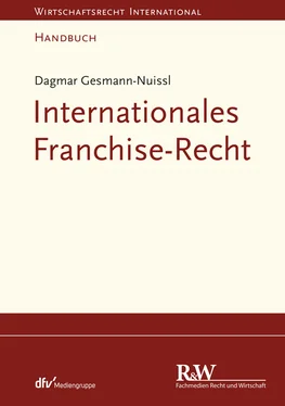 Dagmar Gesmann-Nuissl Internationales Franchise-Recht обложка книги